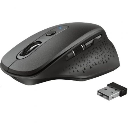 Trust Ozaa Ratón Ergonómico Inalámbrico con Batería Recargable, Clic Silencioso y DPI Ajustable hasta 2400 Trust Ozaa Ratón Ergonómico Inalámbrico con Batería Recargable, Clic Silencioso y DPI Ajustable hasta 2400